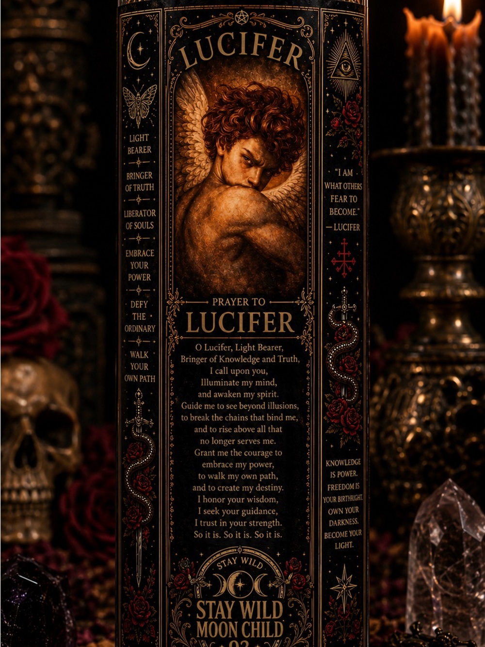 Lucifer 7-Day Prayer Candle
